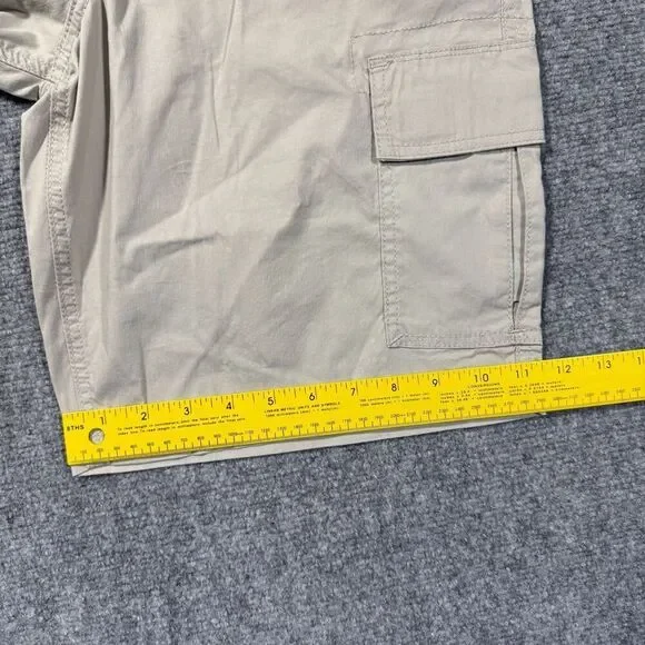Lee Cargo Shorts Mens 32 Beige Khaki Active Stretch Motion Flex - Picture 7 of 10